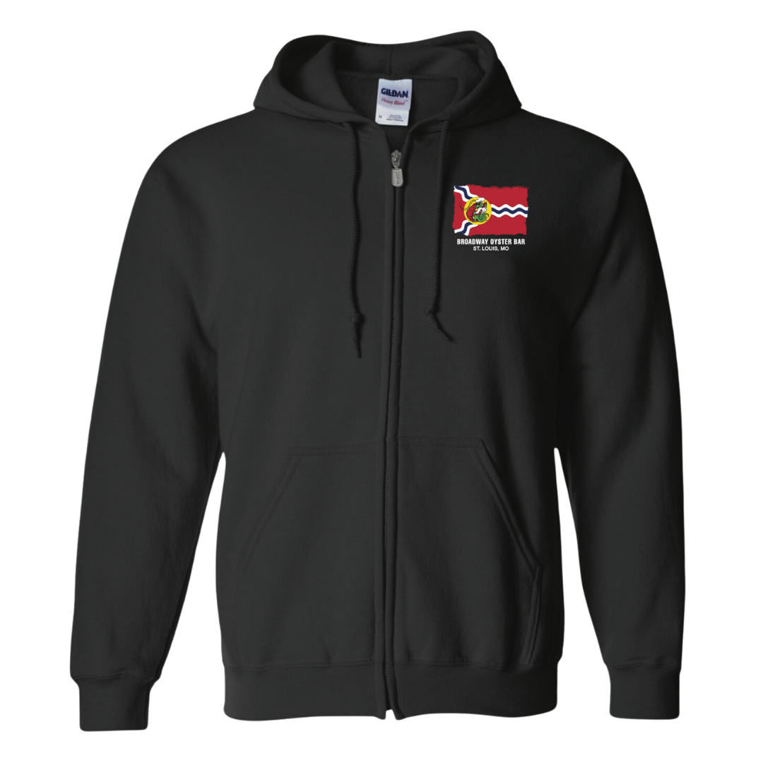 BOB STL Flag Full Zip Hoodie